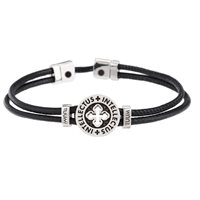 Bracciale Tuum Uomo Settedoni in Argento BRDII90BPNDS - BRDII90BPNDS